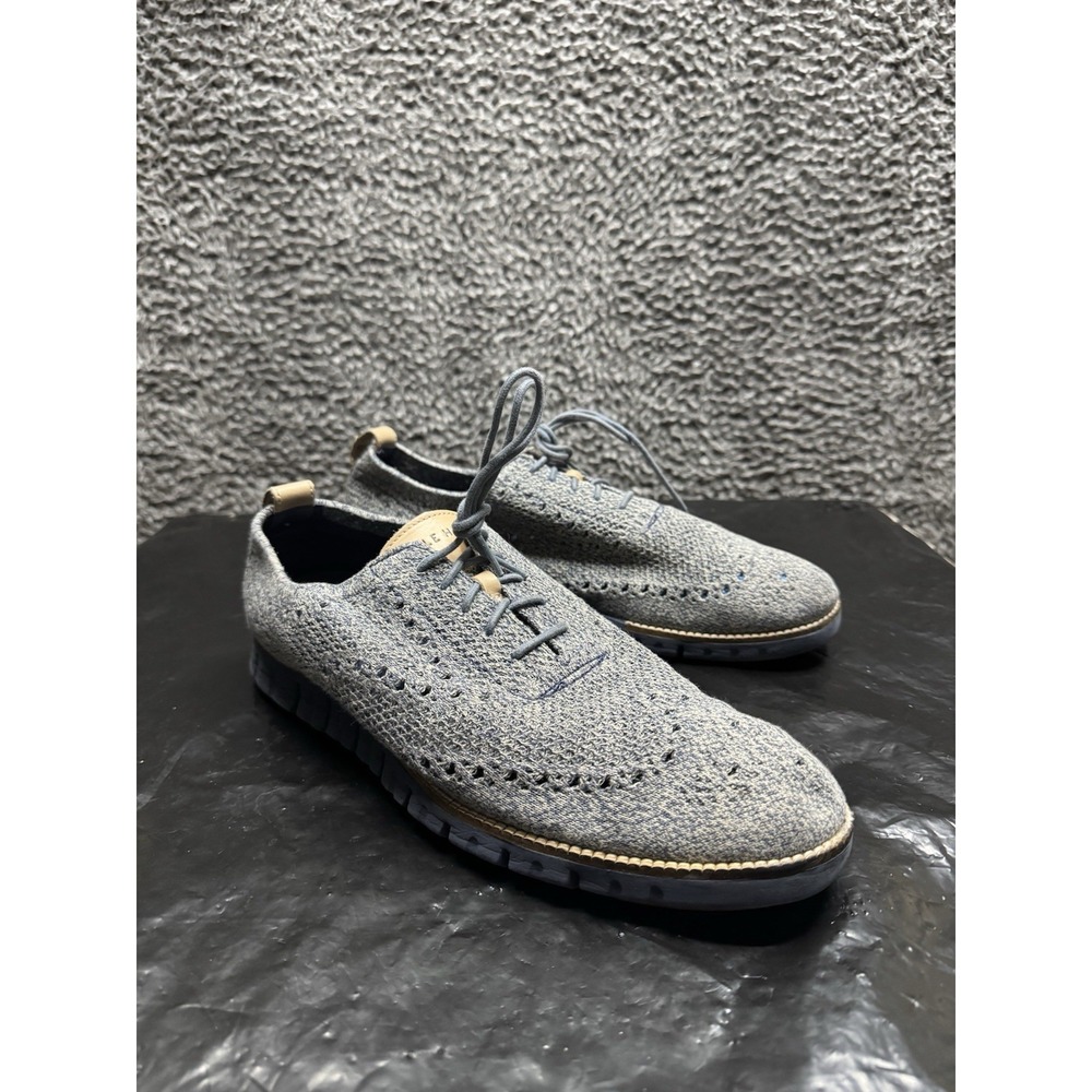 Cole Haan Zerogrand Stitchlite Oxford Shoes Mens Size 11 M Gray C31149